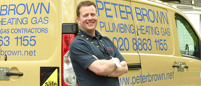 Peter Brown contact details for a local Harrow plumber
